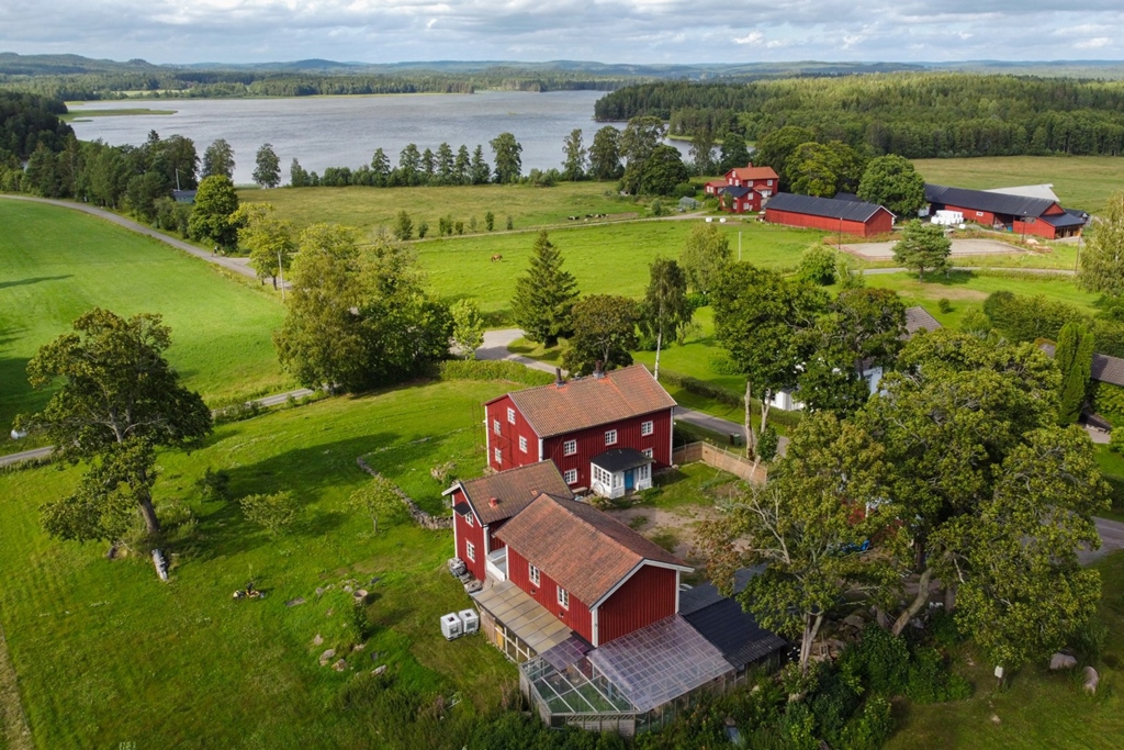 villa vid vattnet